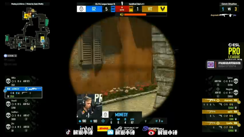 【2022-10-02 13点场】CSGO解说伟伟：回放G2小蜜蜂液体C9 晚上5EPL