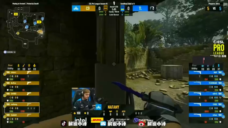 【2022-10-02 15点场】CSGO解说伟伟：回放G2小蜜蜂液体C9 晚上5EPL