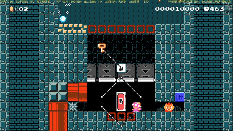 我在斗鱼看白白的胖胖呀直播马里奥制造