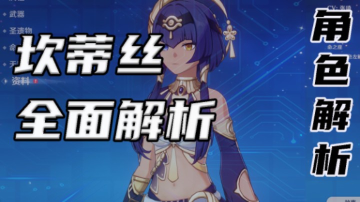 【坎蒂丝全面解析】