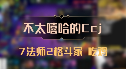 【不太嘻哈的Ccj】7法师2格斗家 吃鸡
