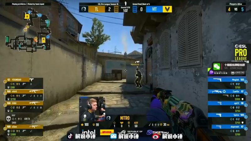 【2022-10-02 23点场】CSGO解说伟伟：决赛Vitality VS 液体 Bo3