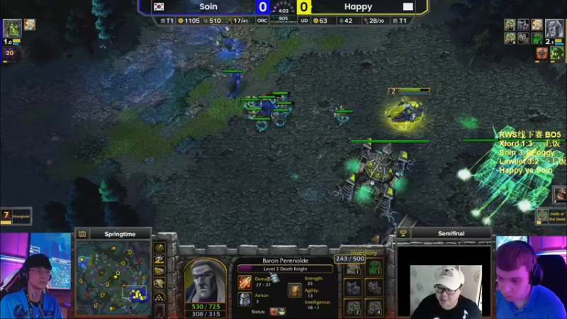 【TED出品】RWS线下赛半决赛 Happy vs Soin 赶早下班