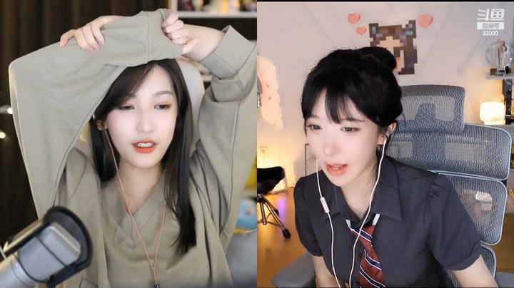 呆妹儿小霸王做头发花了6000，指挥曼瑶和紫琪表演好搞笑