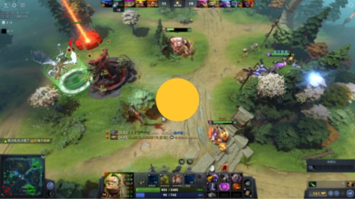 惨兮兮dota2中单屠夫败北时刻