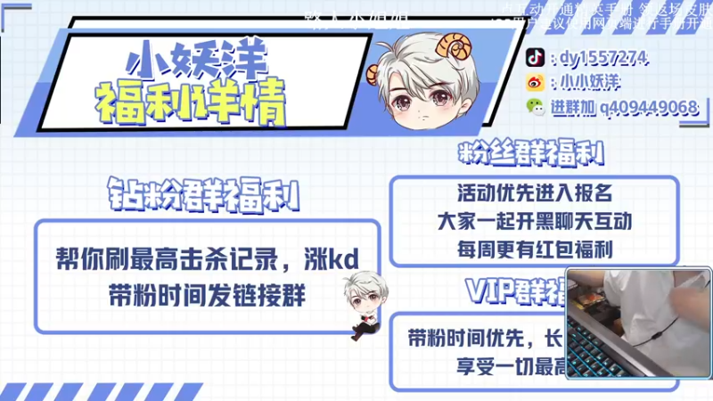 【2022-10-04 22点场】小妖洋：【开精英手册抢返场皮肤】