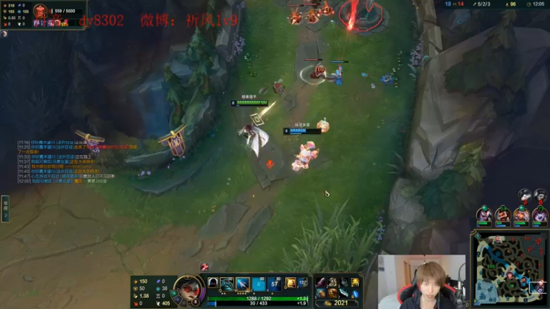 【2022-10-05 03点场】祈风1v9：国服第一VN！一个打八百多个！