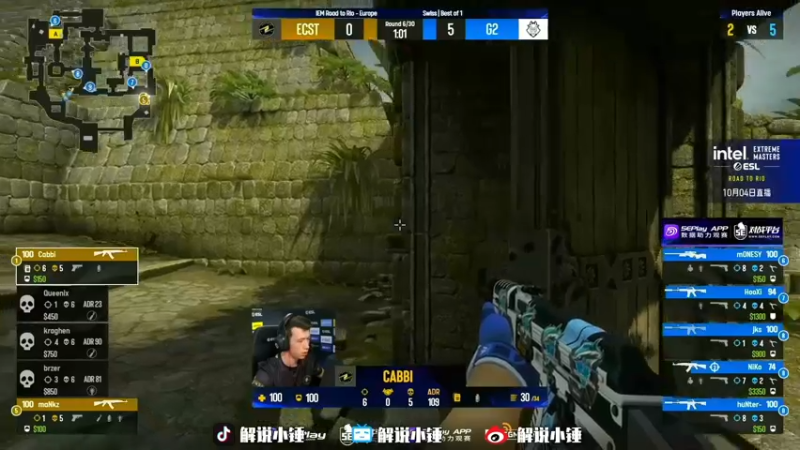 【2022-10-05 07点场】CSGO解说伟伟：回放NaviG2FAZE 晚上欧洲RMR