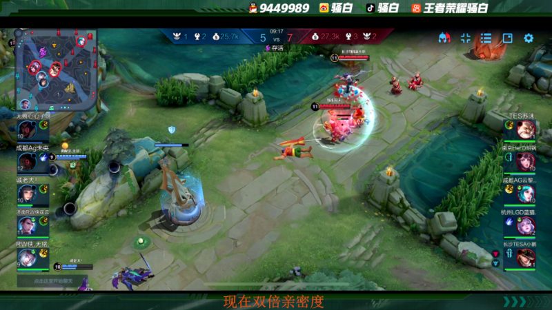 我在斗鱼看骚白直播王者荣耀