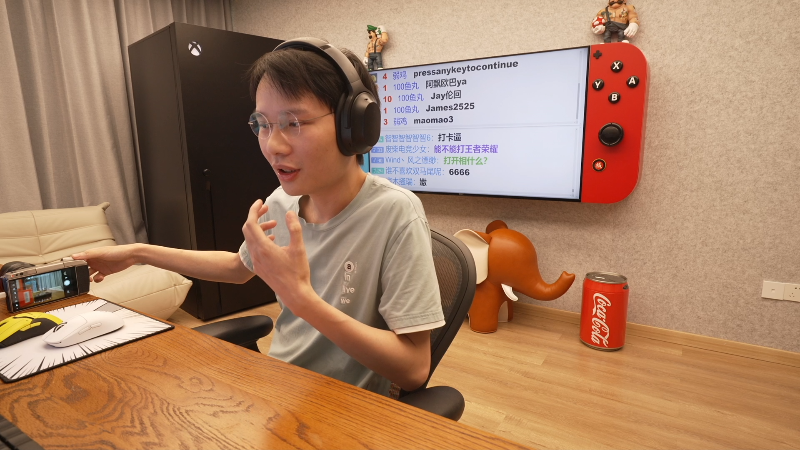 我在斗鱼看超级小桀直播马里奥制造