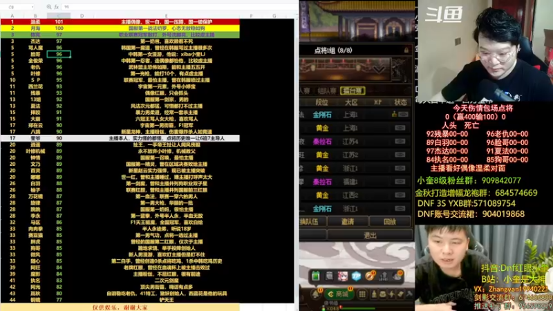 【2022-10-05 23点场】红眼小奎：顶级44+奎布斯！~