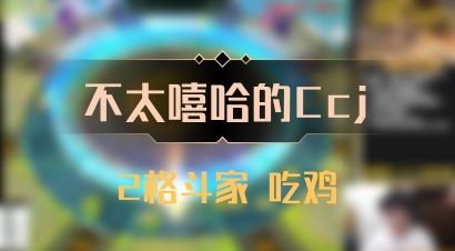 【不太嘻哈的Ccj】2格斗家 吃鸡