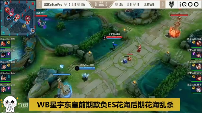 【王者挑战者杯】WB星宇东皇开局反ES花海蓝被针对，落幕：后期杀疯了