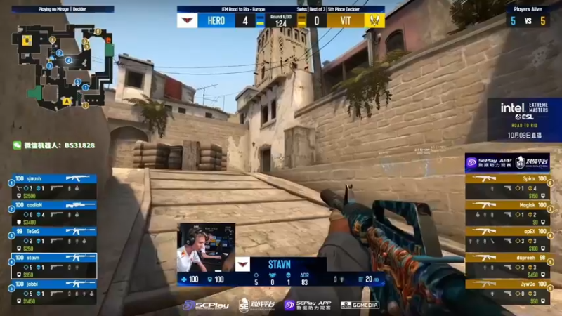 【2022-10-09 20点场】CSGO百岁三：RMR最后一天 光头华解说