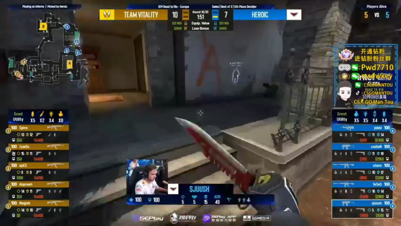 【2022-10-09 18点场】CSGO馒头：生活开心就好咯