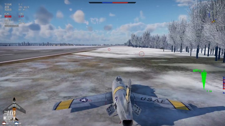 F-86F-25无平尾迫降3杀翻盘 2022-10-10 02-27-26