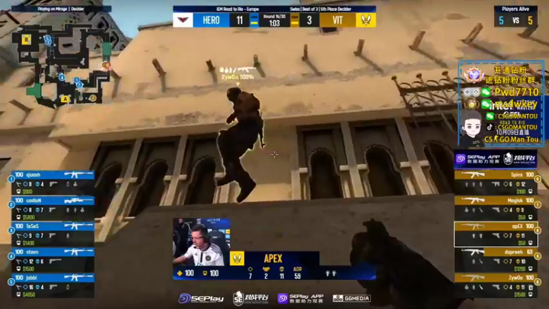 【2022-10-09 20点场】CSGO馒头：生活开心就好咯