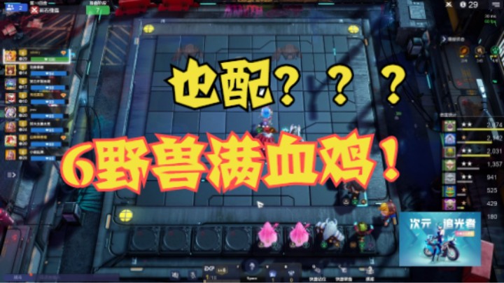 也配？？？6野兽满血鸡！