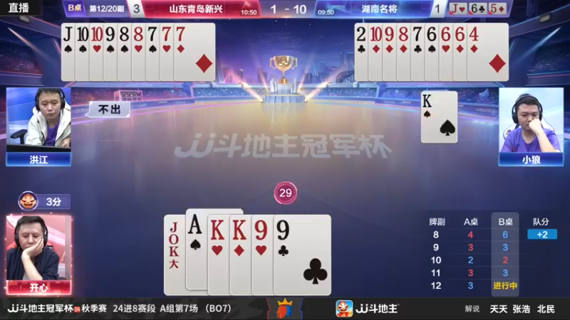 【2022-10-11 21点场】JJ斗地主官方：【观赛赢金条】冠军杯S4直播中