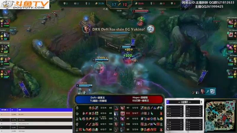 【2022-10-14 00点场】胖胖灬：胖胖OB：EDG A组第一出线 冲！