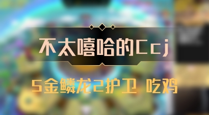 【不太嘻哈的Ccj】5金鳞龙2护卫 吃鸡
