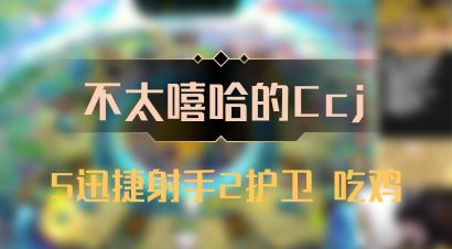 【不太嘻哈的Ccj】5迅捷射手2护卫 吃鸡