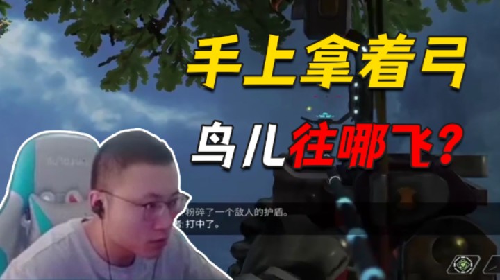 手上拿着弓，鸟儿往哪飞