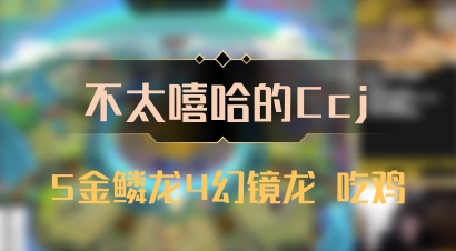 【不太嘻哈的Ccj】5金鳞龙4幻镜龙 吃鸡