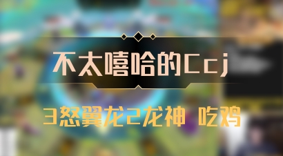 【不太嘻哈的Ccj】3怒翼龙2龙神 吃鸡
