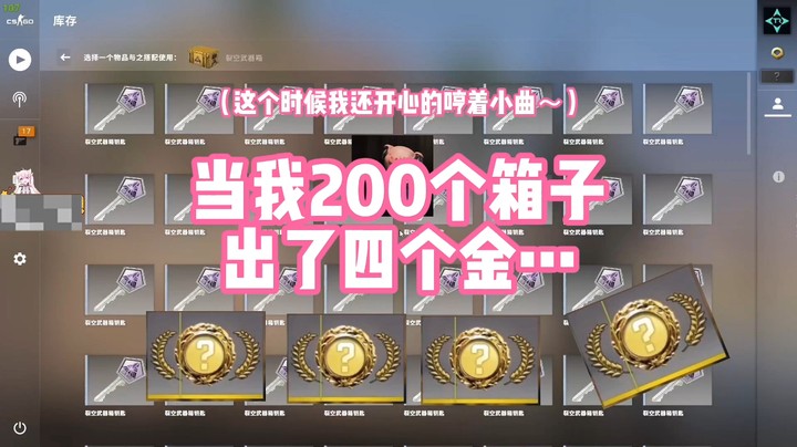 【肉肉】当我200个箱子出了四个金...