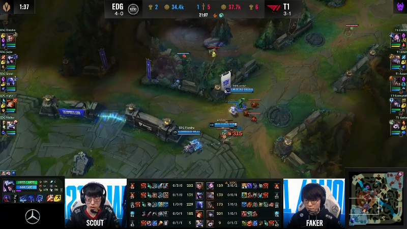 【英雄联盟】英雄联盟赛事的精彩时刻 20221019 15点场