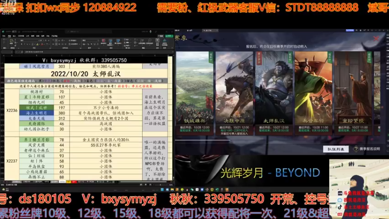 【2022-10-20 15点场】我就是泡菜：下午4点大家一起看分区