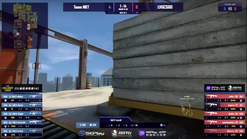 【2022-10-19 21点场】CSGO百岁三：直播 Blast复活赛 天禄 vs 蜜蜂