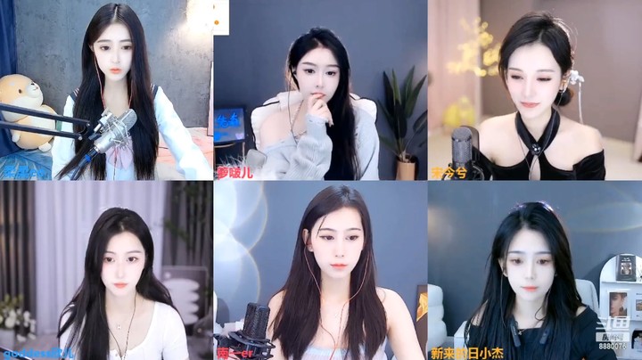 6个美女一台戏，个个都是大美女啊