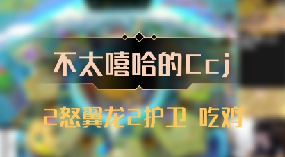 【不太嘻哈的Ccj】2怒翼龙2护卫 吃鸡