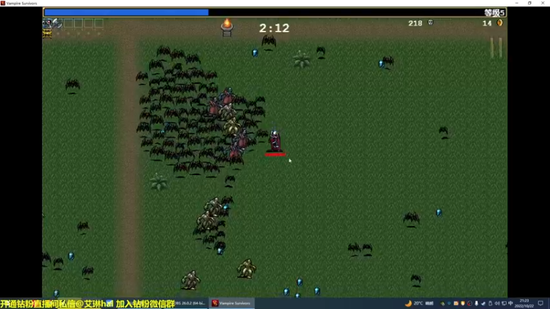 【2022-10-22 21点场】单车老师不迟到：【单车】VampireSurvivors