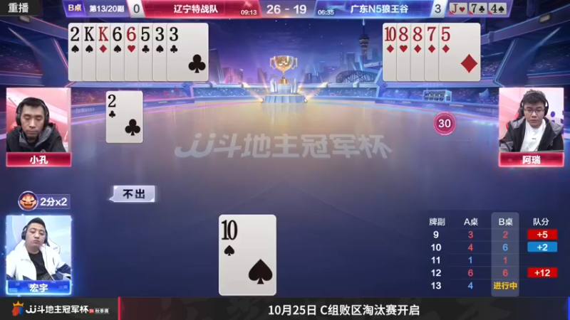 【2022-10-23 13点场】JJ斗地主官方：JJ斗地主冠军杯S4秋季赛