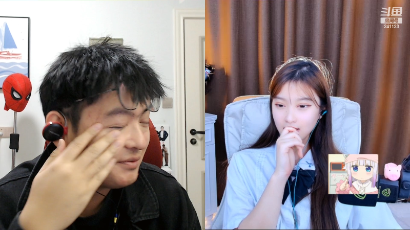 我在斗鱼看火力堂主直播音乐