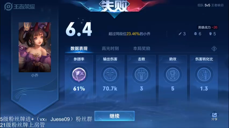 【2022-10-19 22点场】小角色ovo：王者荣耀最好玩了！
