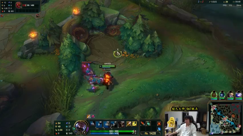 【2022-10-25 13点场】余小C真的很强：余小C：大师500分冲600