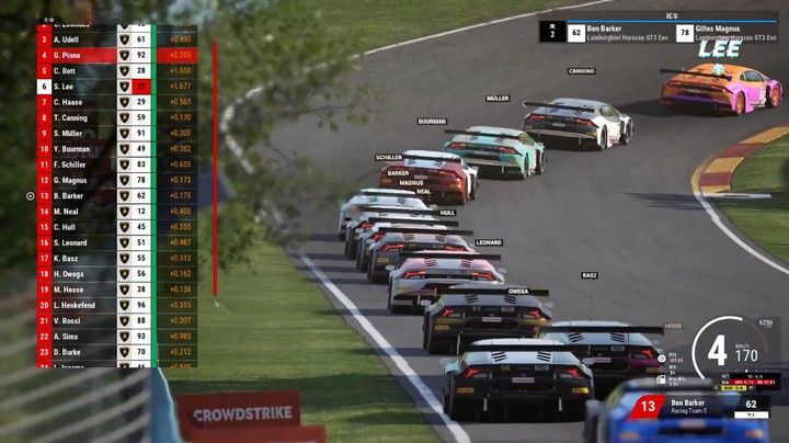 兰博基尼系列沃特金斯格伦站Race1集锦