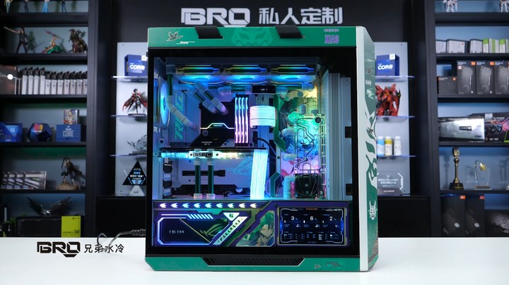 【BRO水冷私人定制】华硕太阳神 原神 魈主题 分体水冷 方案展示