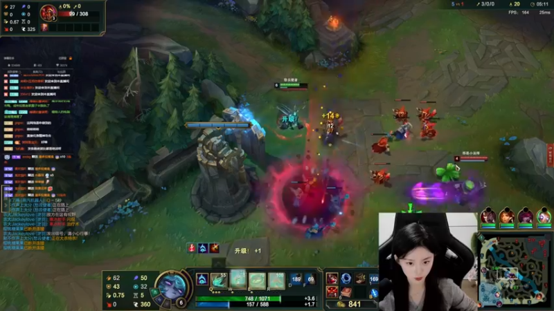 【2022-10-26 05点场】她打了个嗝儿：♡艾欧尼亚熬夜魔灵组排带飞冲冲冲！♡