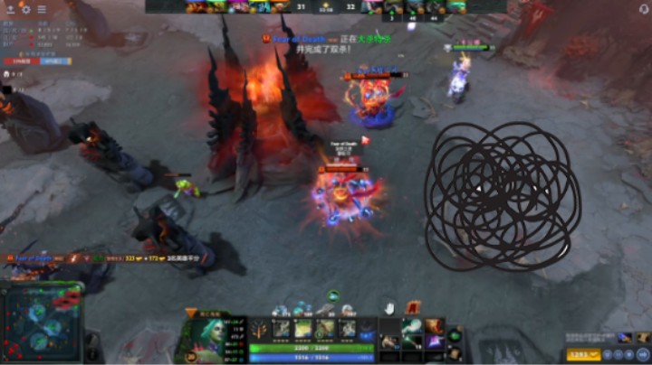 惨兮兮dota2中单死亡先知败北时刻发现还忘了录