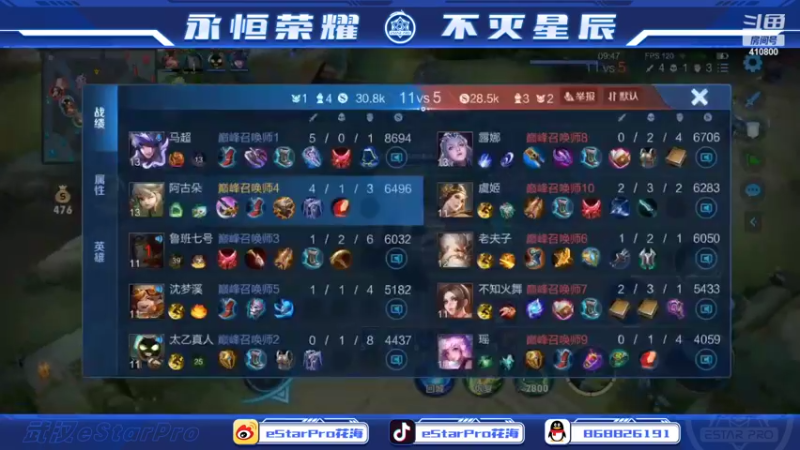 【2022-10-26 22点场】eStarPro花海：好久不见，打打巅峰赛