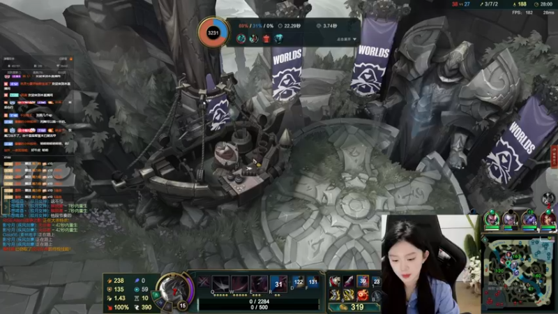 【2022-10-27 01点场】她打了个嗝儿：♡艾欧尼亚熬夜魔灵组排带飞冲冲冲！♡