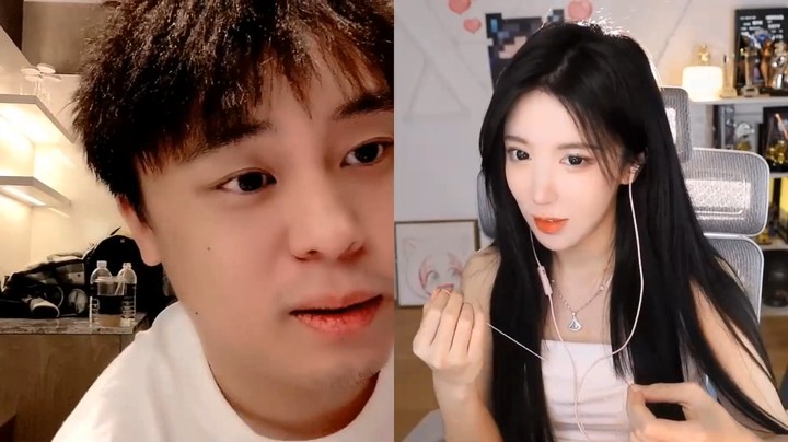 呆妹和阿二连麦PK真搞笑，大家说是真的绝