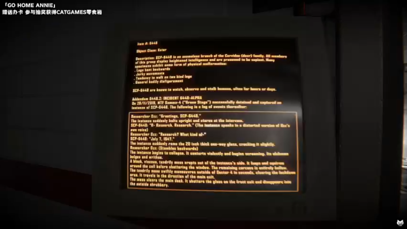 【2022-10-28 00点场】老猫CatGames：【Cat】短篇恐怖游戏开荒