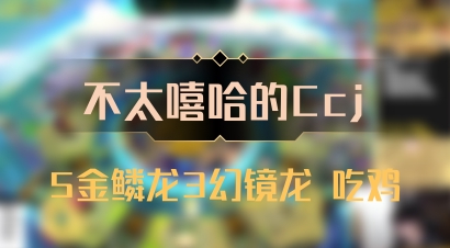 【不太嘻哈的Ccj】5金鳞龙3幻镜龙 吃鸡