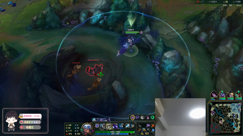 我在斗鱼看电棍直播英雄联盟